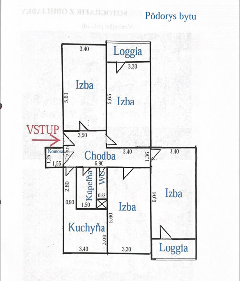 PREDAJ 4-izbový byt v Dunajskej Lužnej, stačí sa nasťahovať
