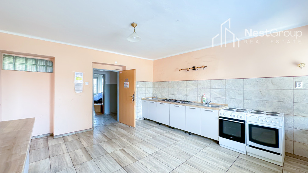 NA PRENÁJOM UBYTOVŇA, PARKOVANIE PRE 20 ÁUT, SKLADY, ŠOPORŇA