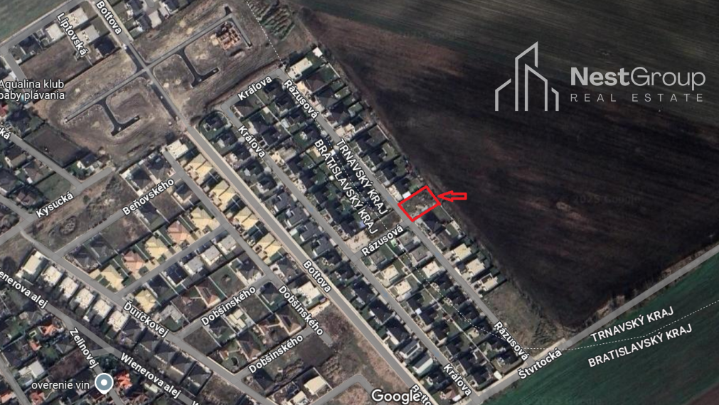 Predaj stavebný pozemok, Miloslavov- Alžbetin Dvor