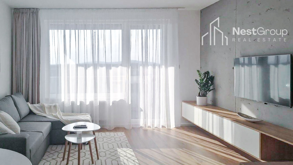 BÝVANIE BEZ KOMPROMISOV-DIZAJNOVÝ 2-IZBOVÝ BYT, VEĽKÁ LOGGIA